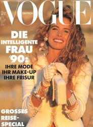 Diane Kruger by Mark Abrahams for Vogue Germany - 1996