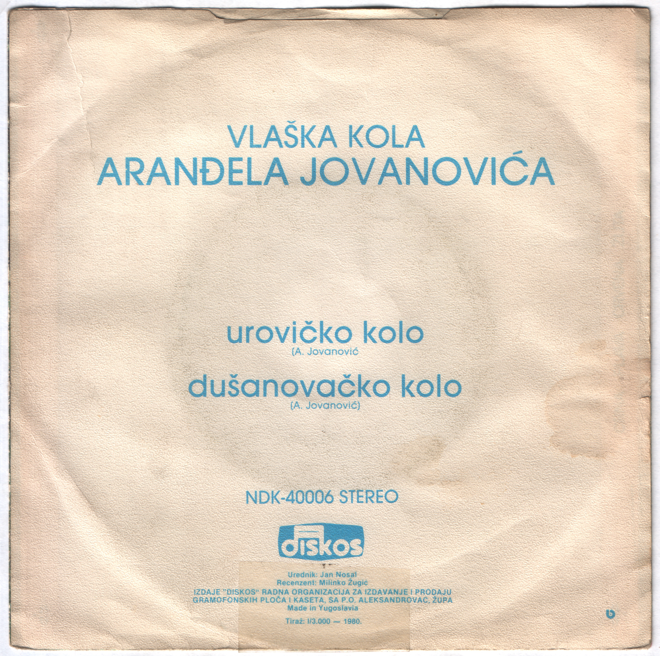 Arandjel Jovanovic 1970 Z