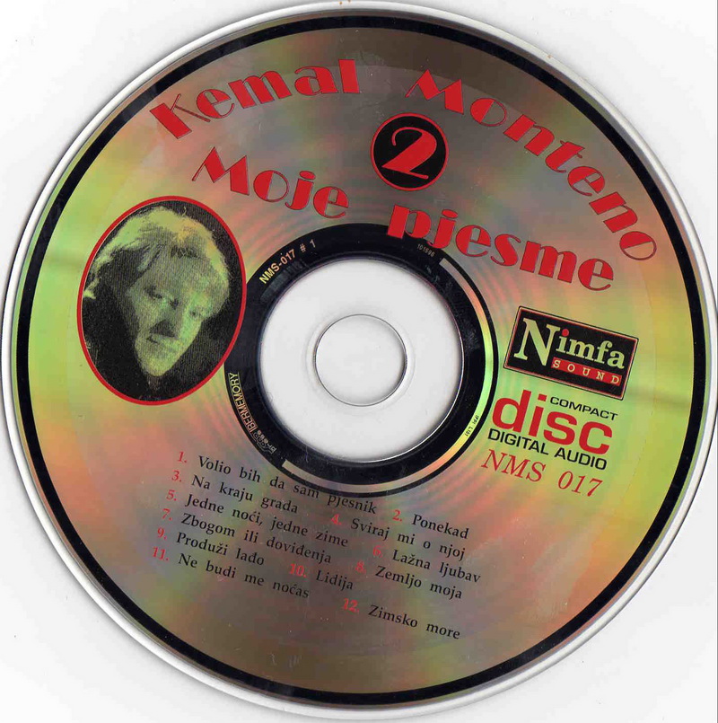 Kemal Monteno 1996 Moje pjesme 2 CD